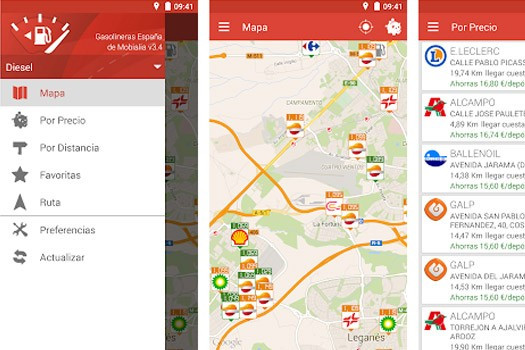 5 apps de móvil para localizar las gasolineras más baratas.