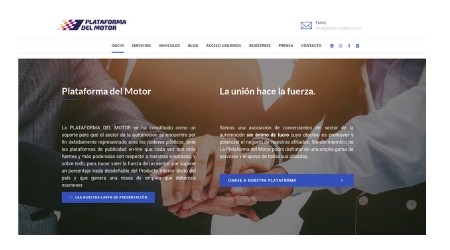 Plataforma del Motor, el nuevo portal online de compraventa de coches.