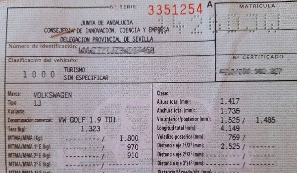 He perdido la ficha técnica del coche, ¿qué hago ahora?