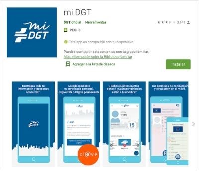 MiDGT, la app de tráfico 